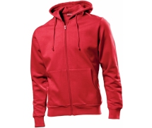 Hooded Jacket Hanes red